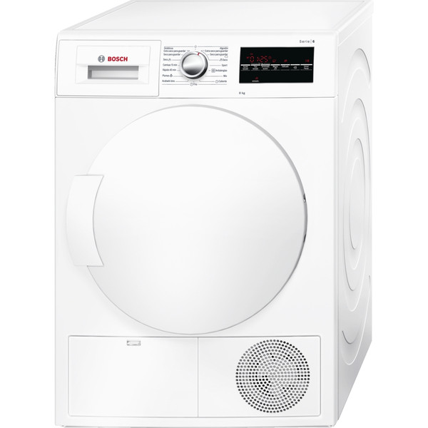 Bosch Serie 6 WTG84260EE Freistehend Frontlader 8kg B Weiß Wäschetrockner