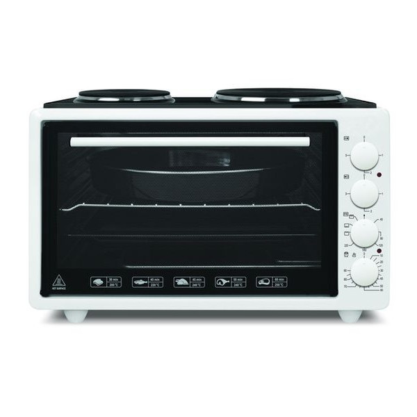 Vitrokitchen 3650B Freestanding Black,White cooker