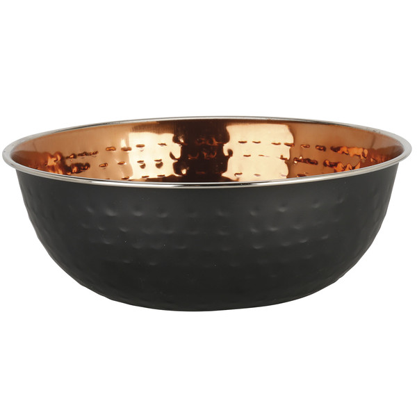 Gers Equipement 519455 Round Stainless steel Black,Copper dining bowl