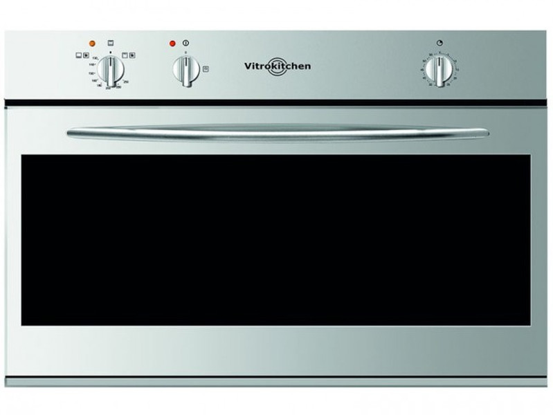Vitrokitchen HG91IN Natural gas 110L Stainless steel