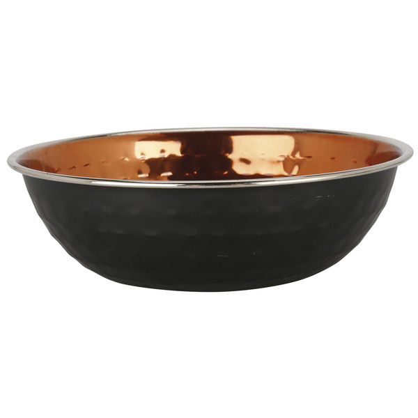 Gers Equipement 519454 Round Stainless steel Black,Copper dining bowl