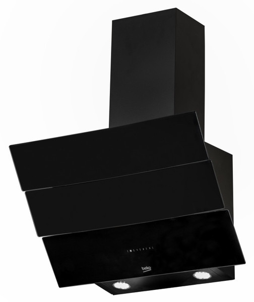 Beko HCA62640B Wall-mounted 537m³/h C Black cooker hood