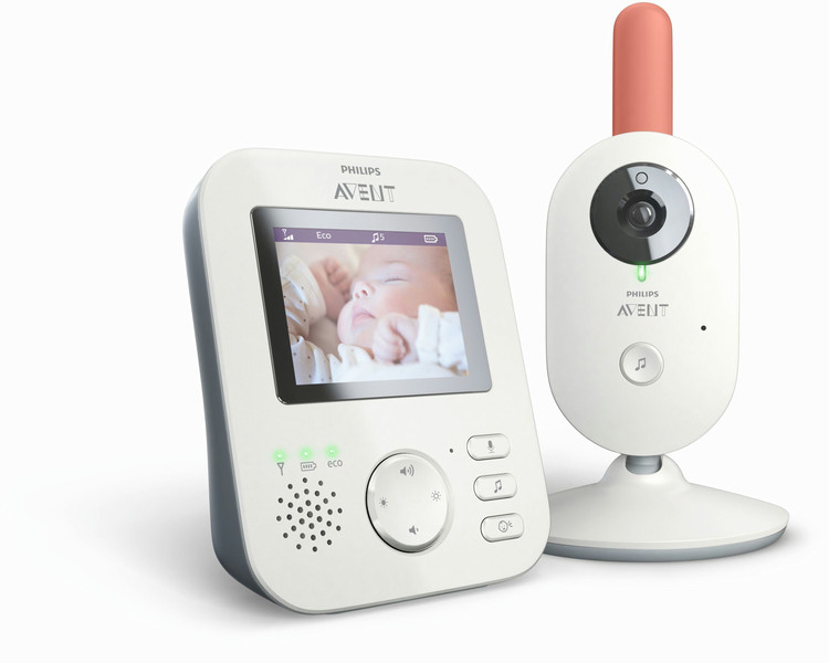 Philips AVENT Baby monitor SCD625/26 FHSS 300m White baby video monitor