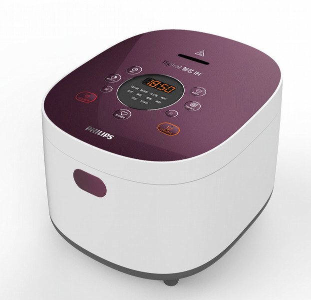 Philips Avance Collection HD4536/00 1500W Purple,White rice cooker