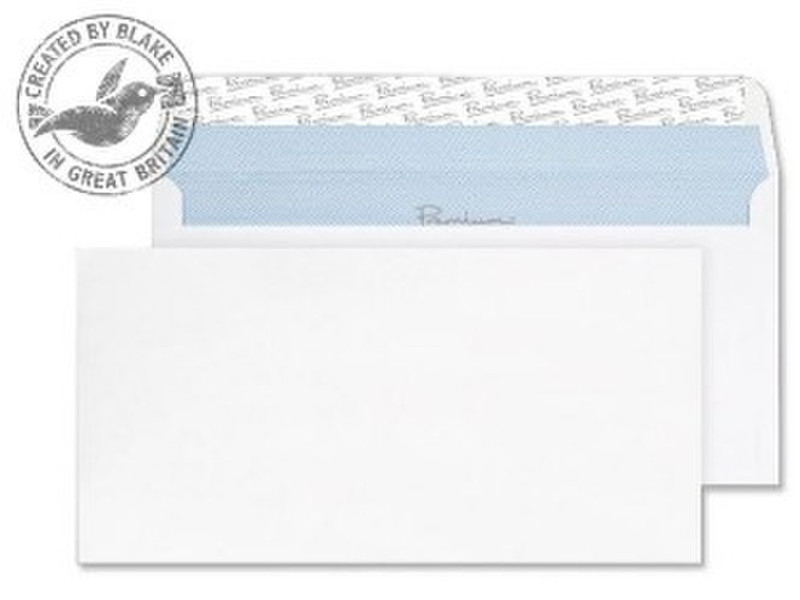 Blake Premium Office Wallet Peel and Seal Ultra White Wove DL+ 114x229mm 120gsm (Pk 500)