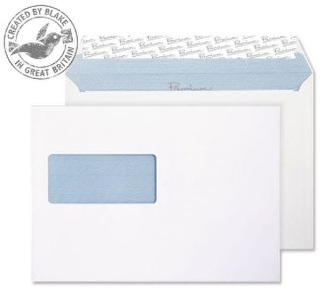 Blake Premium Office Wallet Window Peel and Seal Ultra White Wove C5 120gsm (Pack 25)