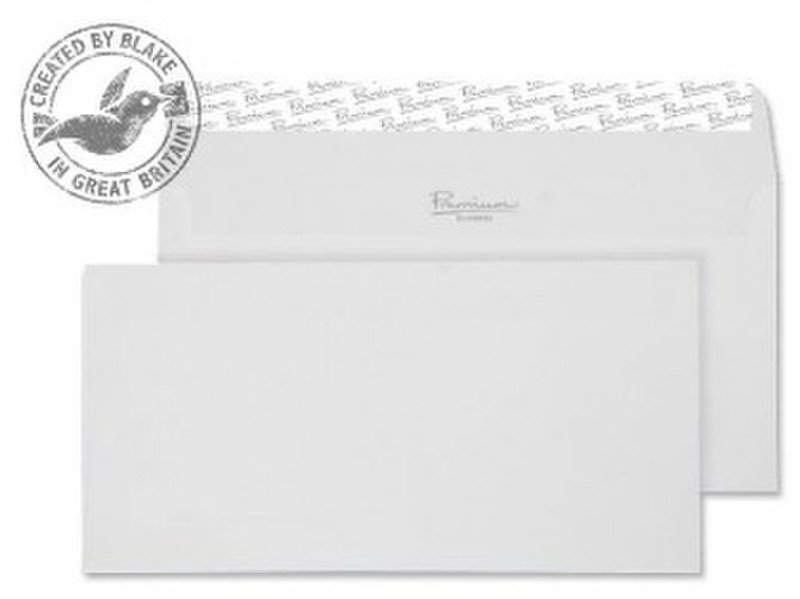 Blake Premium Business Wallet Peel and Seal High White Wove DL 110x220mm 120gsm (Pack 25)