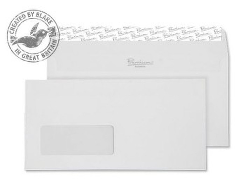 Blake Premium Business Wallet Window Peel and Seal High White Wove DL 120gsm (Pack 25)