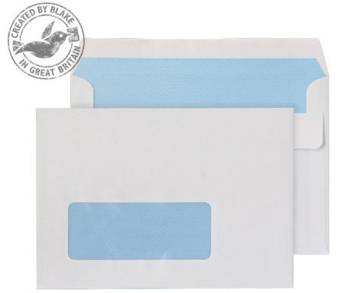 Blake Purely Everyday White Window Self Seal Wallet C6 114x162mm 90gsm (Pack 1000)
