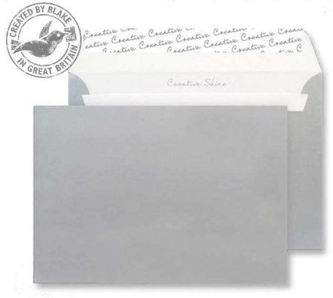 Blake Creative Shine Metallic Silver Peel and Seal Wallet C5 162x229mm 130gsm (Pack 500)