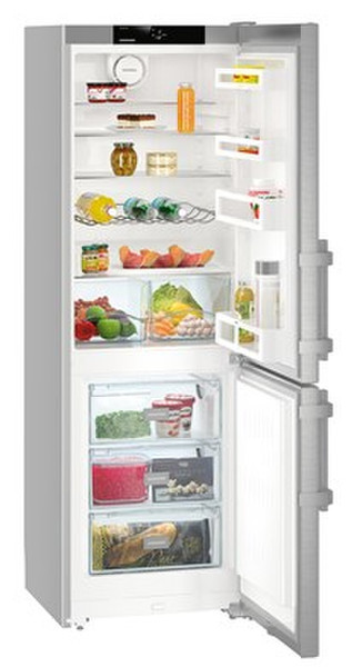Liebherr CEF 3525 freestanding 221L 88L A++ Silver fridge-freezer