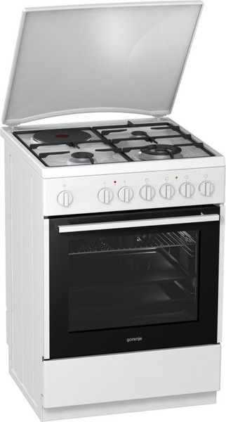 Gorenje K627E112WKC Freestanding Gas hob A White cooker