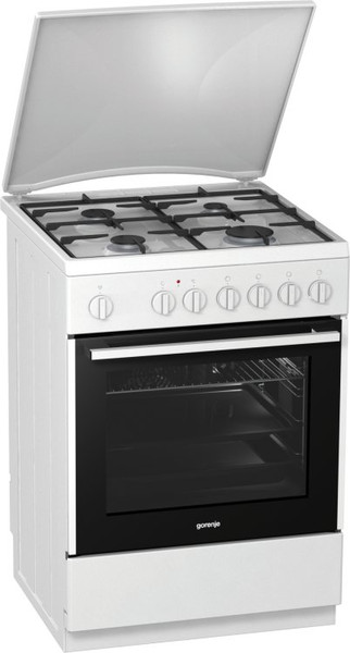 Gorenje K627E112WKD Freistehend Gas hob A Weiß Küchenherd