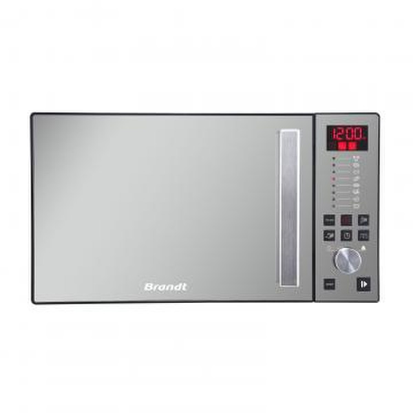 Brandt GE2626EB Countertop 26L 900W Black,Silver microwave