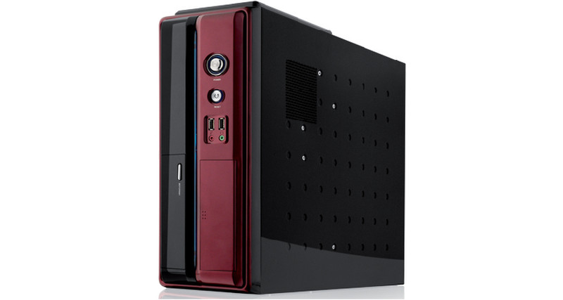 iBox MAGIC 8 Midi-Tower Black,Red