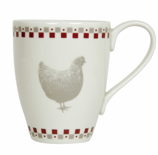 NOVAStyl 8414793363853 Grey,Red,White 1pc(s) cup/mug