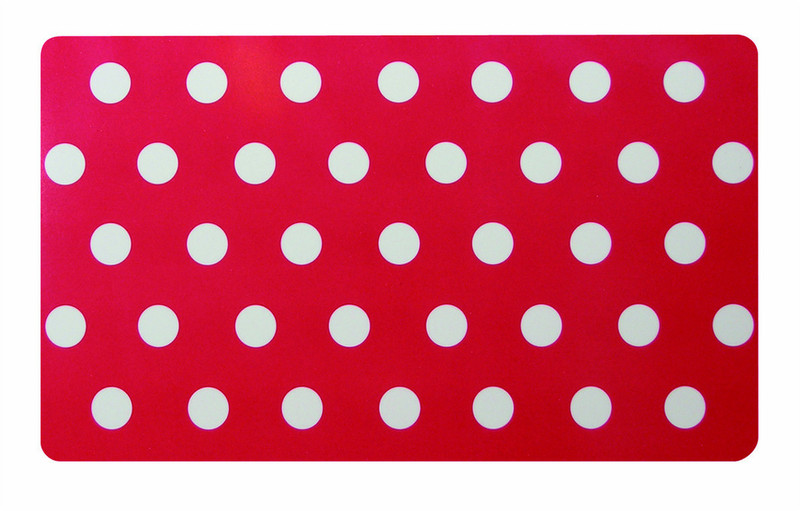 NOVAStyl 8003734005688 1pc(s) Rectangle Red,White placemat