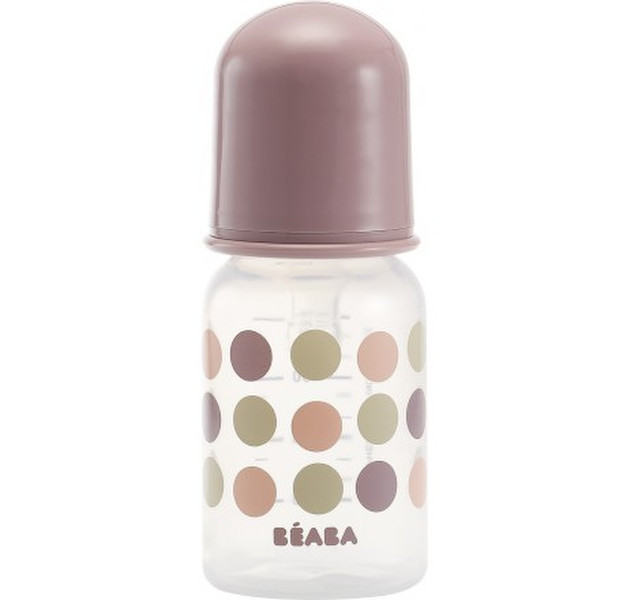 BEABA Bottle 140 ml 140мл Полипропилен (ПП) Розовый, Прозрачный бутылочка для кормления
