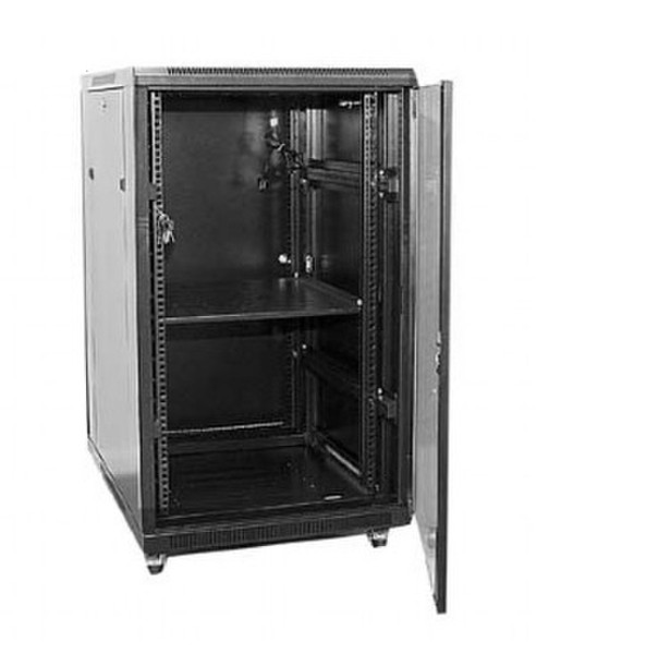 Gembird 19C-20U/600-800 Freestanding 20U Black rack