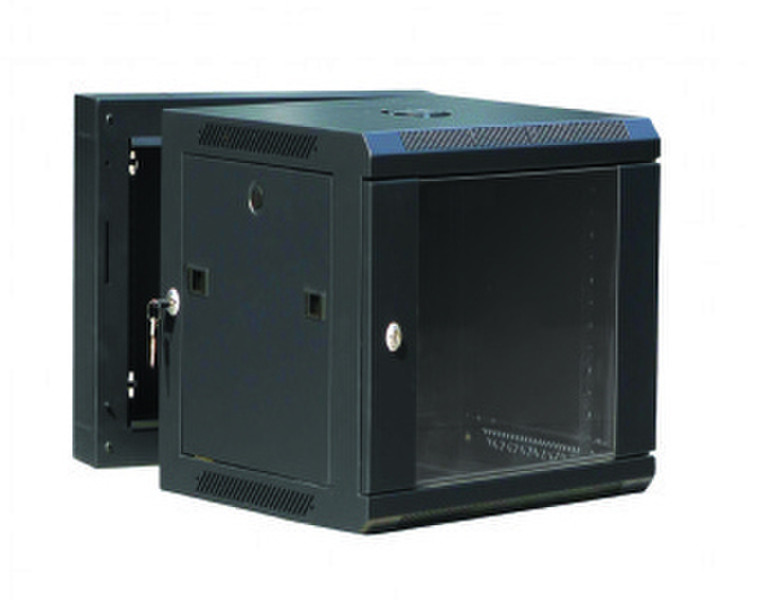 Gembird 19WM-12U Freestanding 12U Black rack