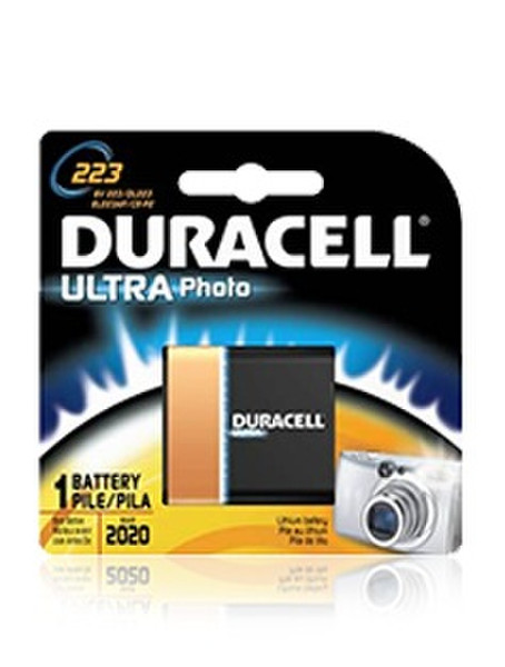 Duracell Ultra Photo 223 Lithium 6V non-rechargeable battery