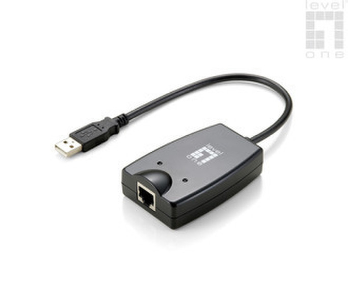 Digital USB-0401 USB 2.0 RJ-45 Black