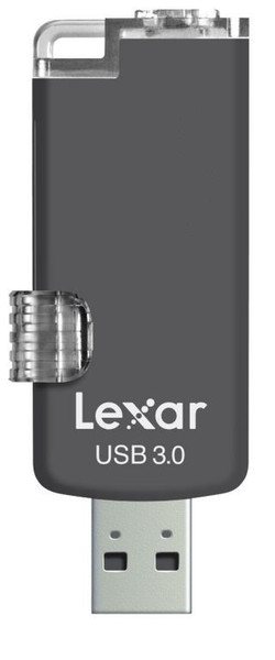 Lexar JumpDrive M20c 16ГБ USB 3.0 (3.1 Gen 1) Type-A/Type-C Серый USB флеш накопитель
