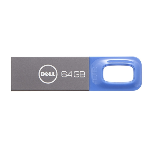 DELL A8796815 64ГБ USB 3.0 (3.1 Gen 1) Тип -A Синий, Серый USB флеш накопитель
