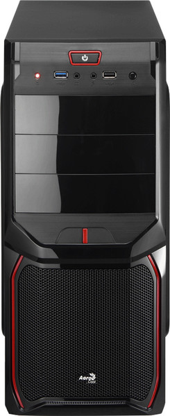 Aerocool V3X Advance Midi-Tower 600W Black,Red computer case