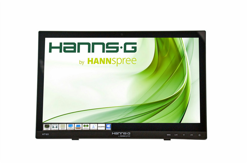 Hannspree HT HT161HNB 15.6Zoll 1366 x 768Pixel Multi-touch Tisch Schwarz Touchscreen-Monitor