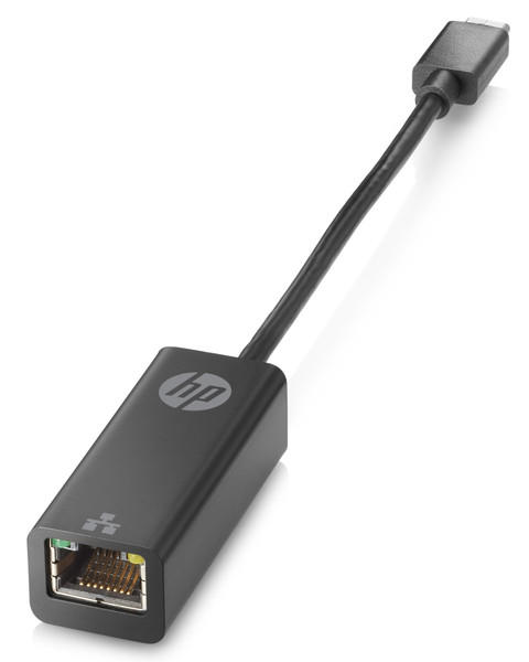 HP USB Type-C to RJ45 Adapter USB Type-C RJ-45 Schwarz