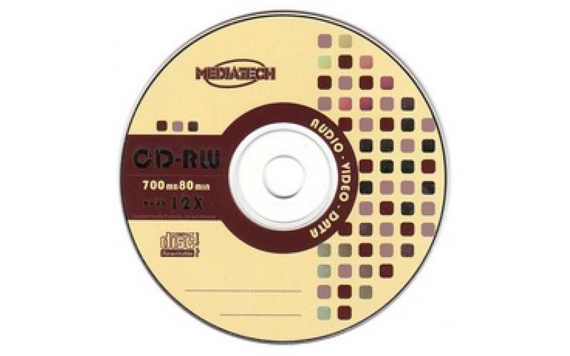 Mercodan 2850 CD-RW 700MB 10pc(s) blank CD