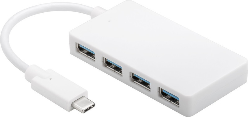 Mercodan 866111 USB 3.0 (3.1 Gen 1) Type-С White