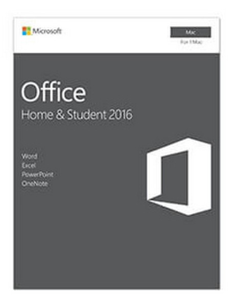 Microsoft Office Home & Student 2016 f/Mac