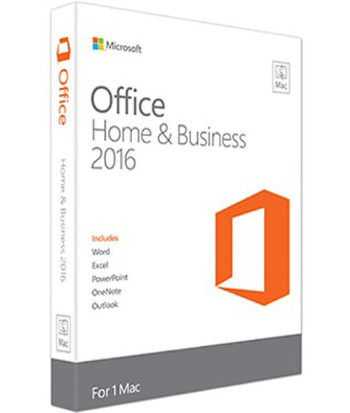 Microsoft Office Mac Home & Business 2016, NL