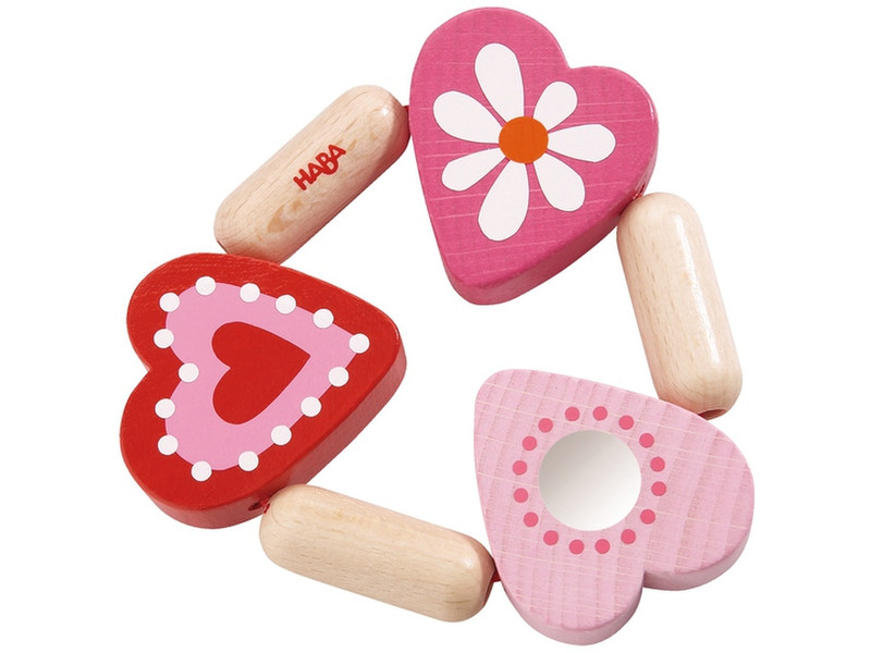 HABA 003796 Pink,Red,White,Wood Wood motor skills toy