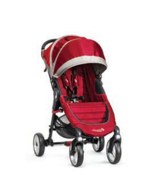 Baby Jogger BJ0141043640 Traditional stroller 1место(а) Малиновый, Серый детская коляска