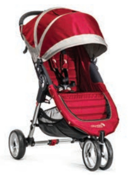 Baby Jogger BJ0131123640 Jogging stroller 1seat(s) Crimson,Grey pram/stroller