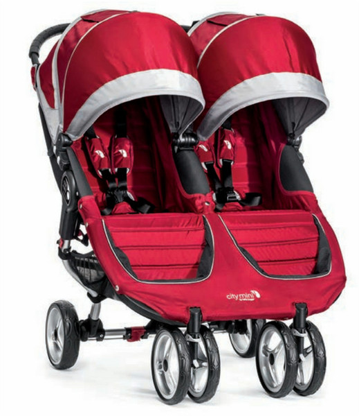 Baby Jogger BJ0131223640 Side-by-side stroller 2место(а) Малиновый, Серый детская коляска
