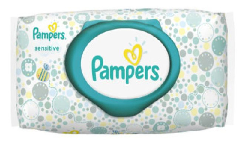 Pampers Sensitive 4015400727309 56шт влажные детские салфетки