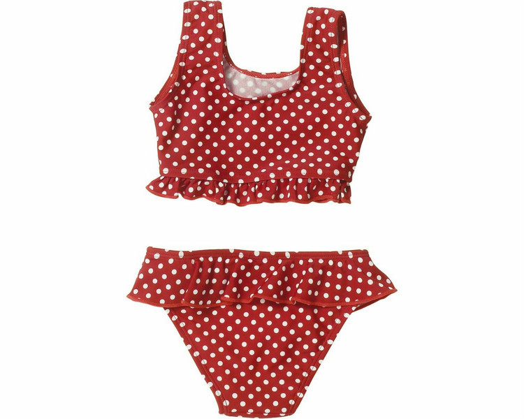 PLAYSHOES 461029_86/92 Girl Float suit Elastane,Polyamide Red,White