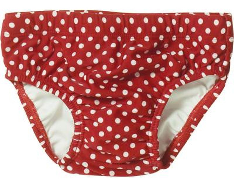 PLAYSHOES 461040_74/80 Mädchen Schwimmwindel Elastan, Polyamid Rot, Weiß Badebekleidung für Babys & Kleinkinder