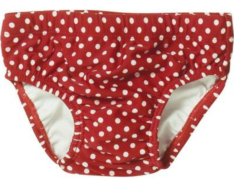 PLAYSHOES 461040_86/92 Girl Swim diaper Elastane,Polyamide Red,White