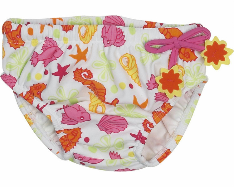 PLAYSHOES 460160_62/68 Girl Swim diaper Elastane,Polyamide Pink,White,Yellow