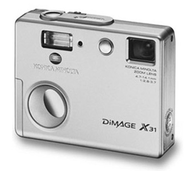 Konica Minolta DIMAGE X31 Digital Foto 3.2 3.2MP CCD 2048 x 1536Pixel Silber