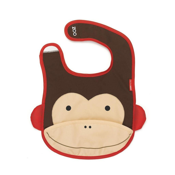 Skip Hop Zoo Tuck-Away Bib Monkey