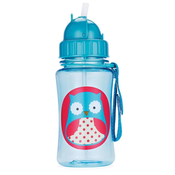 Skip Hop Zoo Straw Bottle Owl