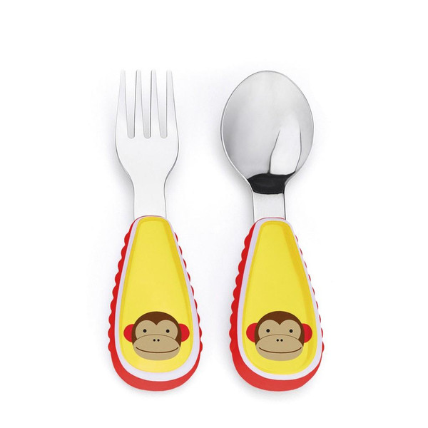 Skip Hop SH252352 Toddler cutlery set Коричневый, Красный, Cеребряный, Белый, Желтый Нержавеющая сталь toddler cutlery