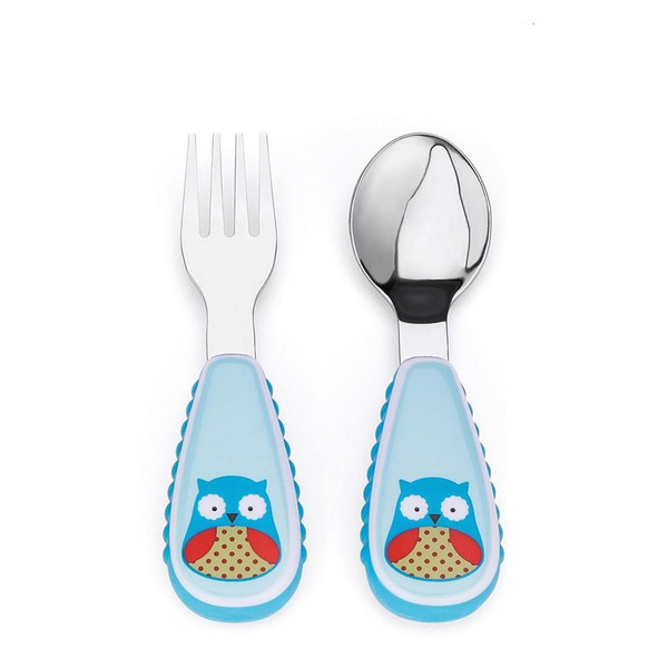 Skip Hop SH252353 Toddler cutlery set Синий, Красный, Cеребряный, Белый Нержавеющая сталь toddler cutlery