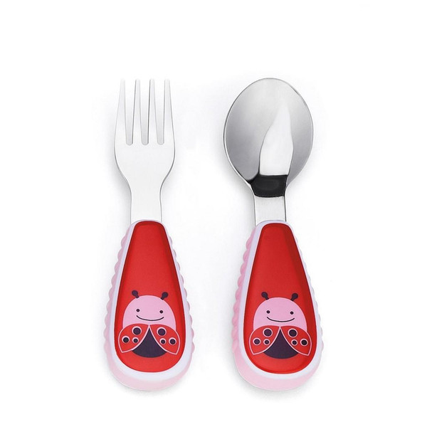 Skip Hop SH252354 Toddler cutlery set Розовый, Красный, Cеребряный, Белый Нержавеющая сталь toddler cutlery